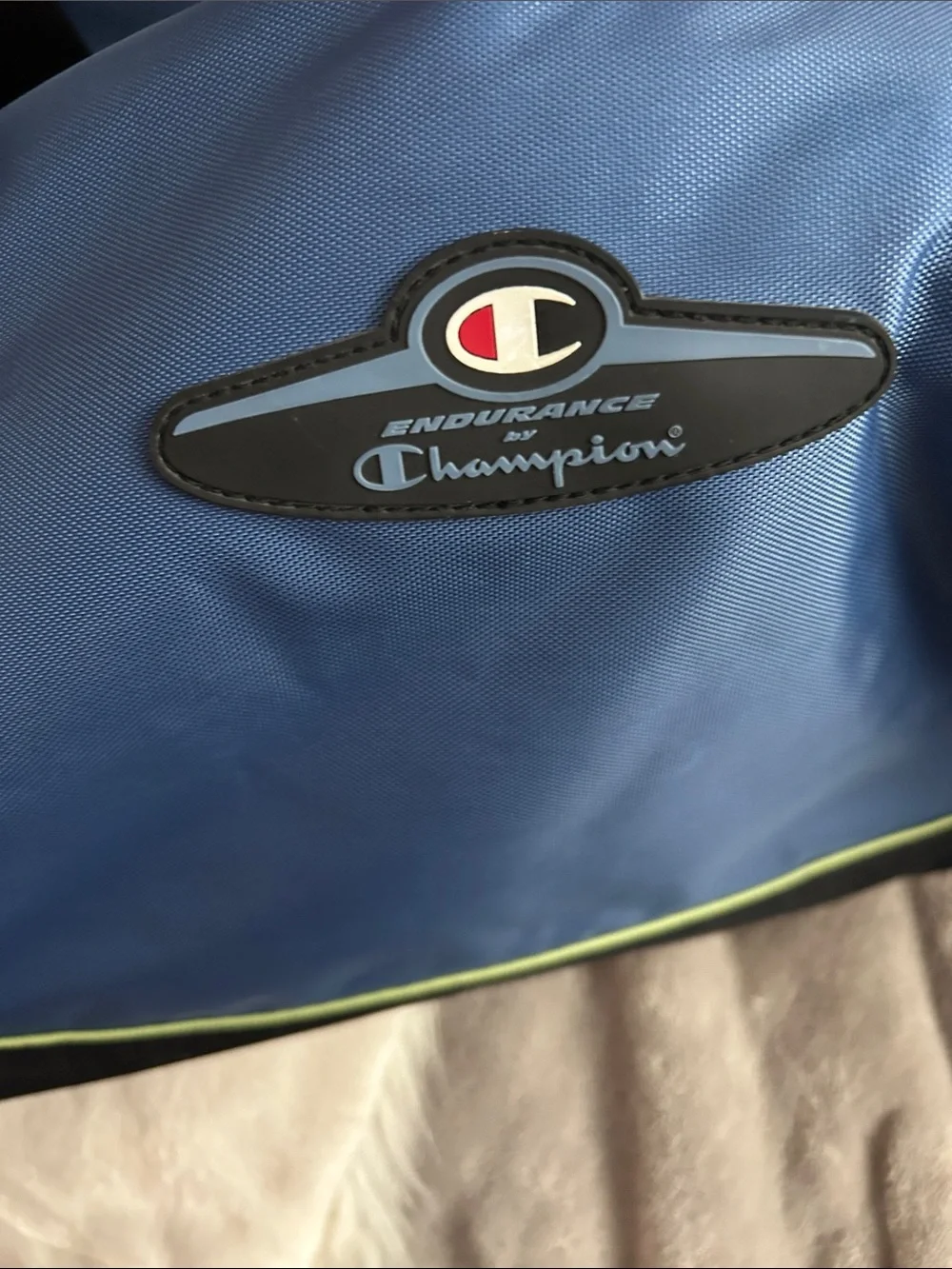 Champion Blue and Black Men's Duffel Bag